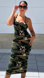 Rebel Woman Camo Maxi