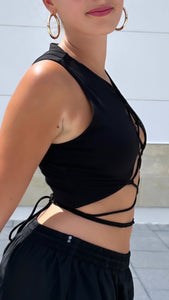 Gorgeous Naomi Top Black