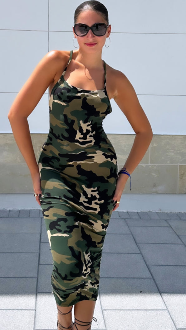 Rebel Woman Camo Maxi